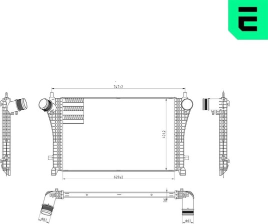 Intercooler ERA 672027