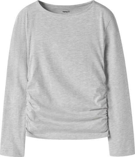 Name It Nkfofransa Ls Top Bf LIGHT GREY MELANGE 158 164