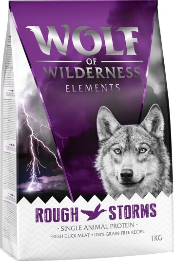 Wolf Of Wilderness Tørrfôr Monoprotein Rough Storms And Kornfritt 1 kg