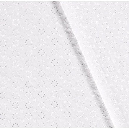 Balsløw Broderi Anglaise 135cm 050 Hvit Design 1 50cm Balsløw Broderi Anglaise 135cm 050 Hvit Design 1 50cm