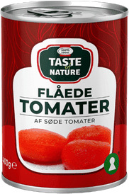 Taste of Nature Flåede tomater    400 g.