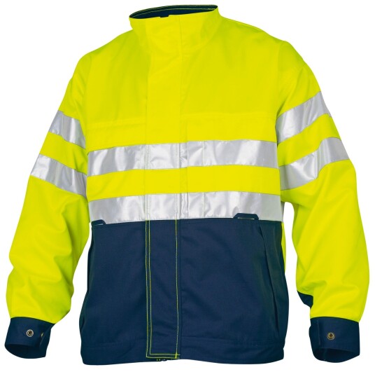 ProJob 6401 Jakke En Iso 20471 Kl 3 Yellow/Navy L
