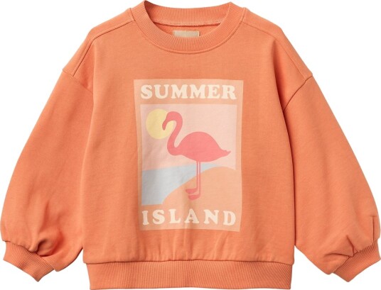 Wheat Sweatshirt L/S Eliza Orange 128