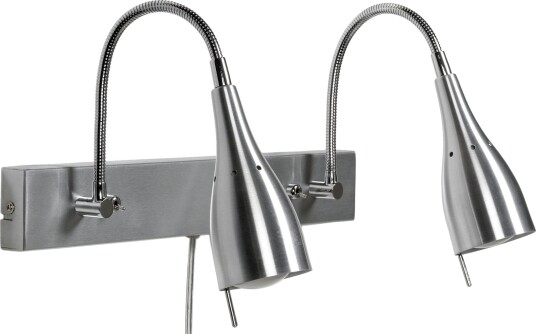 Tanum Duo Vegglampe Bredde 40 Cm Aluminium Tanum Duo Vegglampe Bredde 40 Cm Aluminium