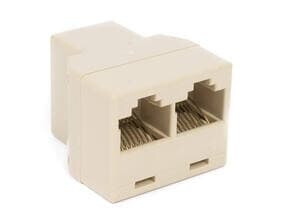 Nettverksdeler RJ-45 CAT 5 3x hunn