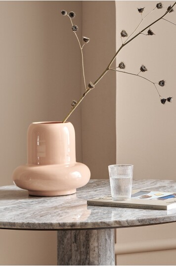 Ellos Home Vase Alba høyde 25 cm Rosa Ellos Home Vase Alba høyde 25 cm Rosa