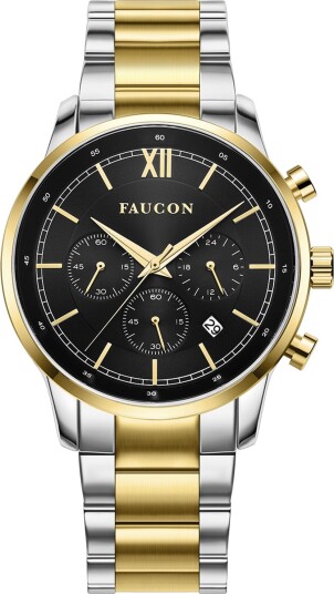 Faucon Roman F10024 - Herre - 43 mm - Analog - Kvarts urverk - Safirbelagt mineralglass