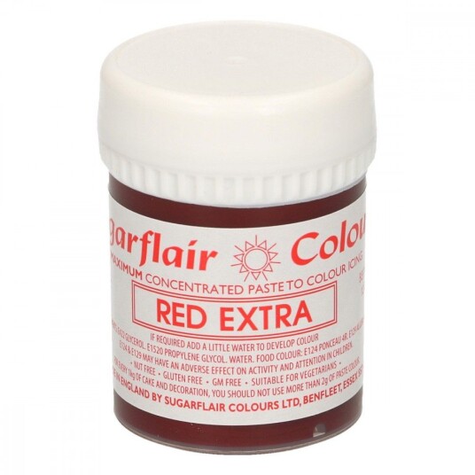 Sugarflair  Max Concentrate Pastafarge Red Extra 42g 