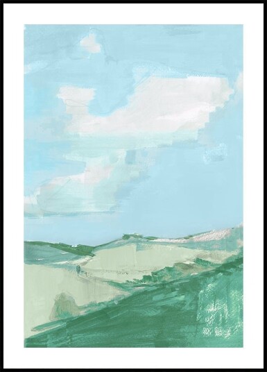 Big Sky Landscape Countryside No 1 Plakat Plakat / 30x40cm