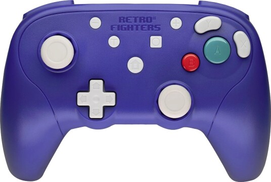 Retro Fighters BattlerGC Trådløs Kontroller GameCube/Nintendo Switch/PC Lilla