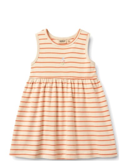 Wheat Jersey Dress Martha Cream 140