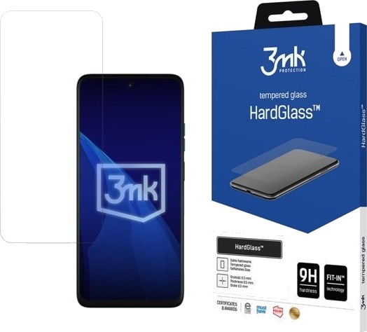 3Mk Hardglass Herdet Glass For Motorola Moto G57