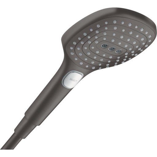 Hansgrohe Raindance Select E 120 3jet Børstet Sort krom Hansgrohe Raindance Select E 120 3jet Børstet Sort krom