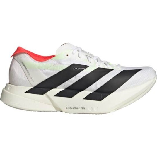 Adidas Adizero Adios Pro 4 Herre Cloud White/Core Black/Silver Metallic 42 Adidas Adizero Adios Pro 4 Herre Cloud White/Core Black/Silver Metallic 42