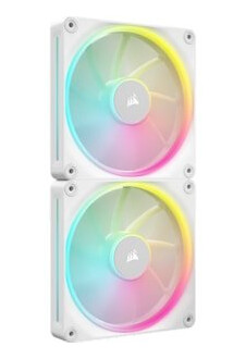 Corsair iCUE LINK LX140 RGB Kabinettvifter 2-pakning Hvit 140mm Corsair iCUE LINK LX140 RGB Kabinettvifter 2-pakning Hvit 140mm