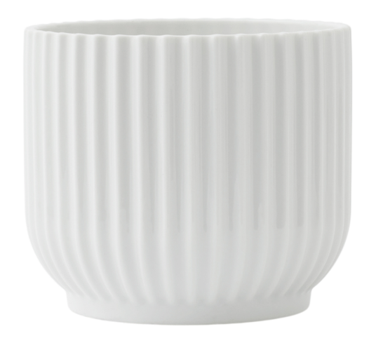 Lyngby Porcelæn Lyngby blomsterpotte hvit Ø11,5 cm