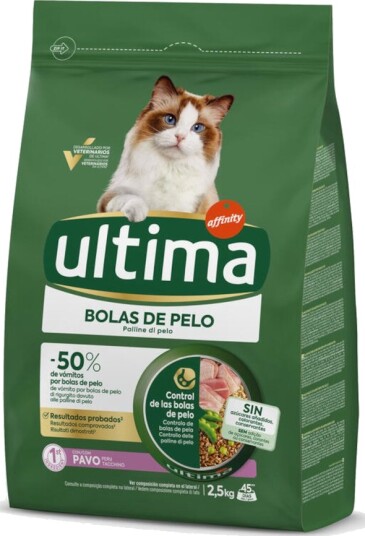 Affinity Ultima Tørrfôr Ultima Cat Hairball Kalkun 2.5 kg Affinity Ultima Tørrfôr Ultima Cat Hairball Kalkun 2.5 kg