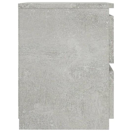 vidaXL Nattbord betong 30x30x40 cm sponplate