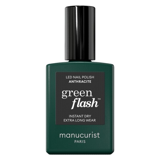 Manucurist Green Flash Led Nail Polish Anthracit 15ml Manucurist Green Flash Led Nail Polish Anthracit 15ml