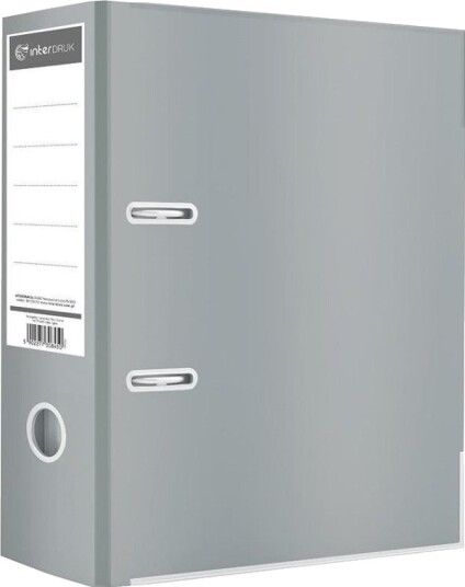Interdruk Binder A4/75K Grå Blank