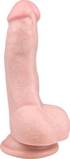 EasyToys: Realistic Dildo with Suction Cup, 15 cm, lys