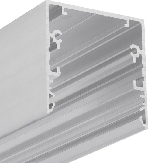 Topmet 2m aluprofil PHIL53 C10 Ubehandlet aluminium påbygging LED skinne Topmet 2m aluprofil PHIL53 C10 Ubehandlet aluminium påbygging LED skinne
