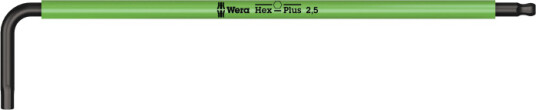 Wera Sexkantnyckel Med Kula 2,5mm, Multicolor