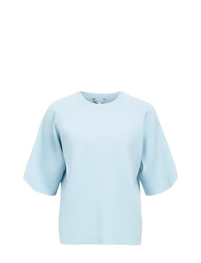 Object Objreynard 2/4 Knit Pullover Noos Blue M