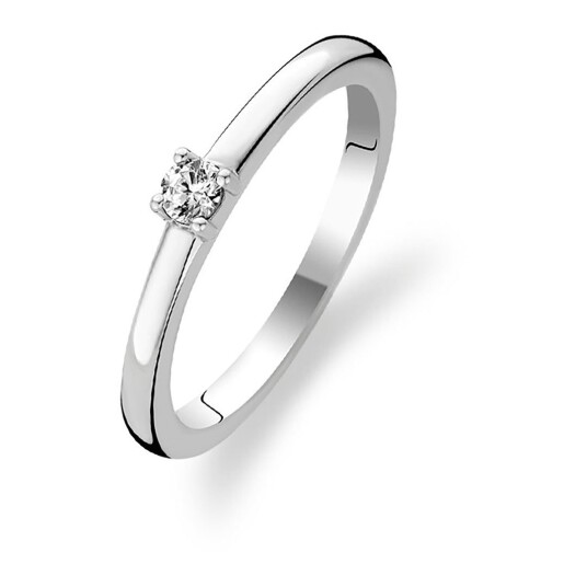 Ti Sento Ring i 925 sølv med zirkonia Ti Sento Ring i 925 sølv med zirkonia