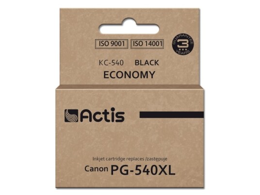 Actis Kc-540 Blekk For Canon-Skriver Erstatning Canon Pg-540Xl Supreme 22 Ml Svart Svart Fargestoffbasert Blekk 22 Ml 1 StkEr Enkeltpakke