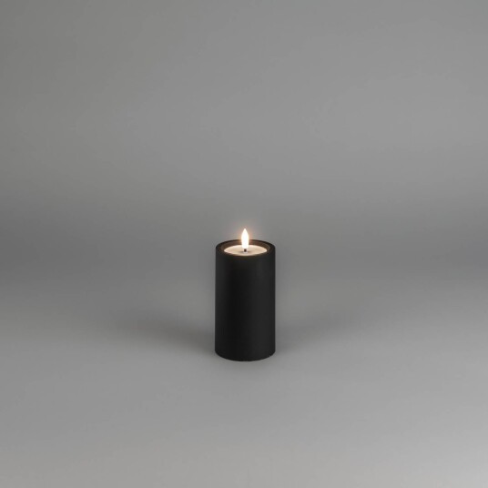 Konstsmide Blockljus svart 12cm Konstsmide Blockljus svart 12cm