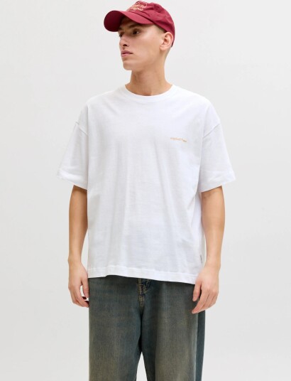 Jack & Jones Jormontauk Back Graphic Tee Sscn Ea26 Sn White XL Jack & Jones Jormontauk Back Graphic Tee Sscn Ea26 Sn White XL