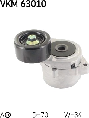 Strammehjul, kilerem SKF VKM 63010