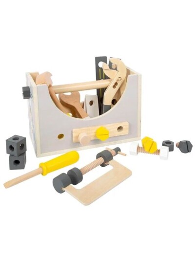 Small Foot Wooden Toolbox 2-in-1 28 pcs