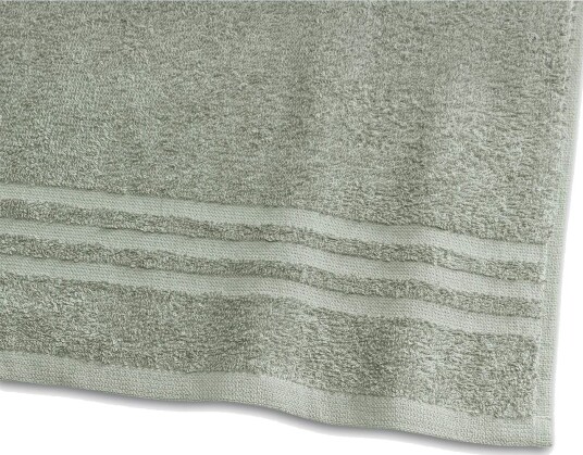 Dusjhåndkle Basic Frotté 65 x 130 cm Grønn