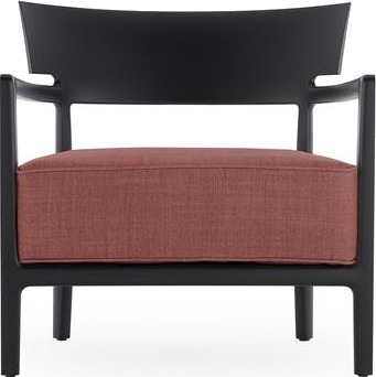 Kartell CARA MAT Utendørs Lenestol Sort/ Burgunder Kartell CARA MAT Utendørs Lenestol Sort/ Burgunder