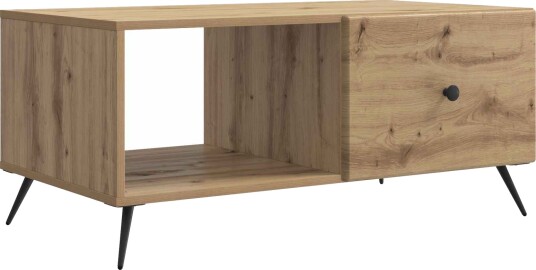 Kaffebord Artisan eik 90 x 50 x 40 cm Konstruert tre