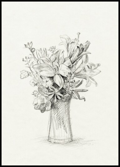 Flowers In a Vase Plakat / 50x70 Flowers In a Vase Plakat / 50x70