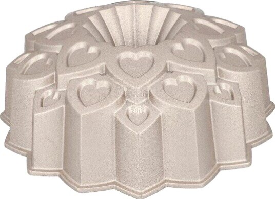 Birkmann - Contoura bakeform love 29 cm sølv Birkmann - Contoura bakeform love 29 cm sølv