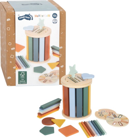 Small Foot Montessori Sorteringsspill Med Tromme