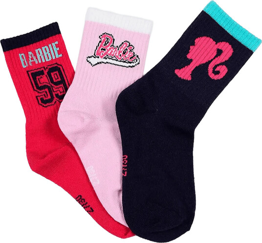 Barbie Socks   Pink   31/34