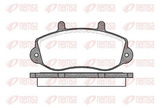 Bremseklosser REMSA 0677.00