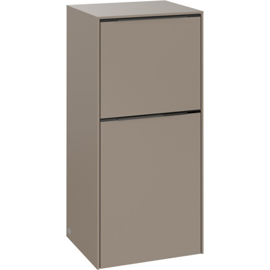VILLEROY & BOCH SUBWAY 3.0 SIDESKAP 40X86 HØYRE TAUPE HÅNDTAK I MØBELETS FARGE