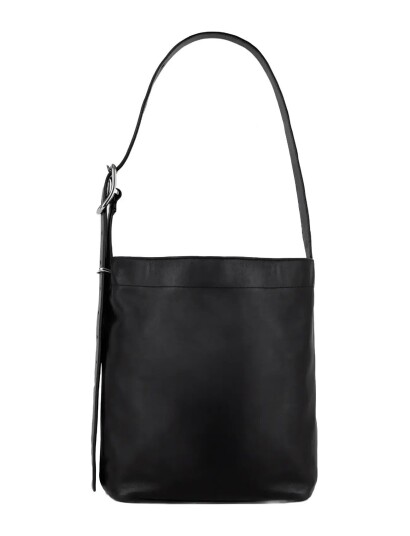 SANDQVIST Leather Shopper Bag   Black   ONE SIZE