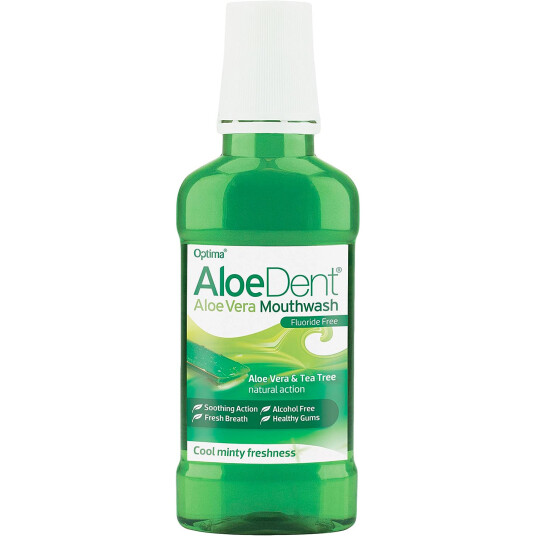 Aloe Vera munnvann AloeDent Cool Minty Friskhet 250 ml Aloe Vera munnvann AloeDent Cool Minty Friskhet 250 ml