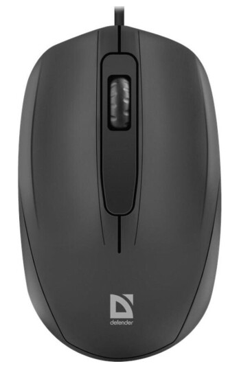 Defender Mouse Alpha Mb-507 Optisk Kablet Mus 1000Dpi 3P Svart
