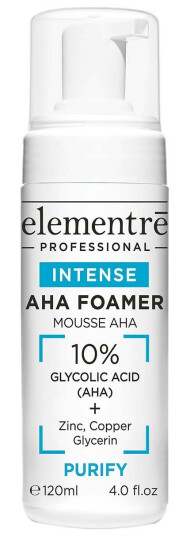 Elementrē Aha Foamer Intense Cleanser 10% Alpha Hydroxy Acid 120 ml