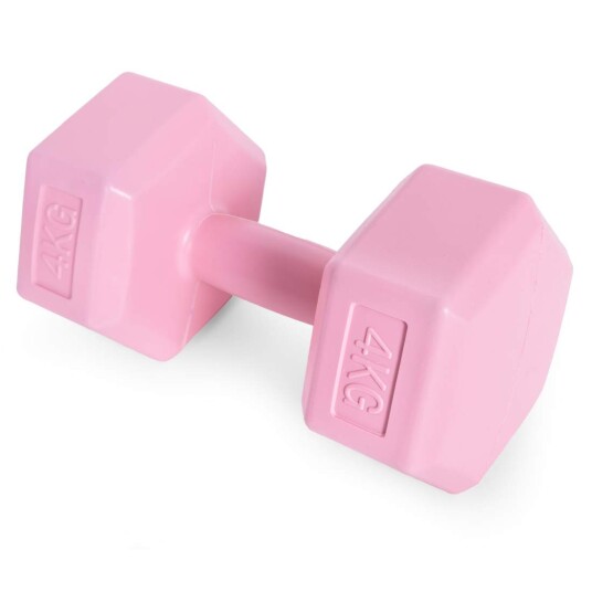 Hex manualer sett 2x4 kg treningsvekter fitness belastning rosa ModernHome Hex manualer sett 2x4 kg treningsvekter fitness belastning rosa ModernHome