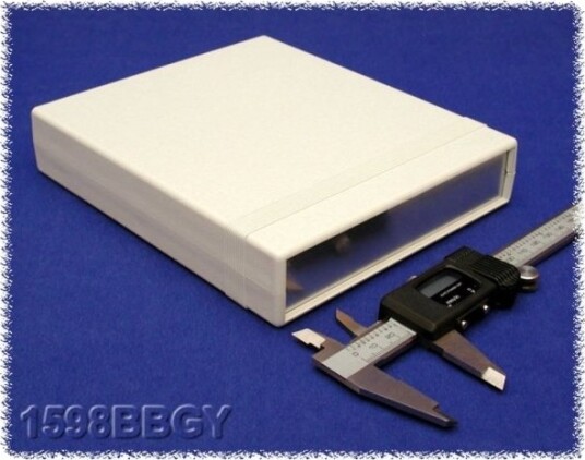 Hammond Electronics 1598Bbgy Instrumentskap 179 X 154 X 36 Abs Grå 1 Stk