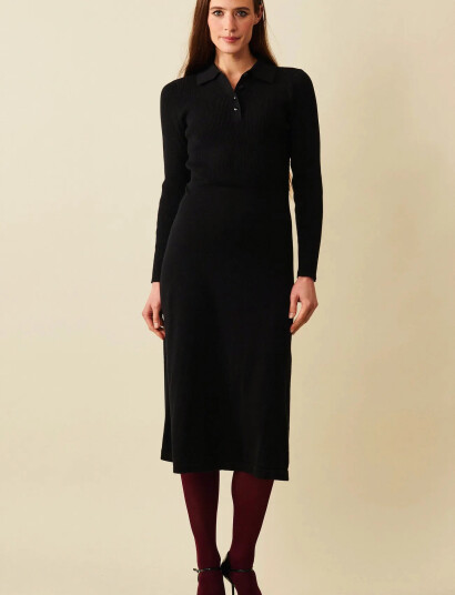 Jumperfabriken Tyne Dress Black XS Jumperfabriken Tyne Dress Black XS